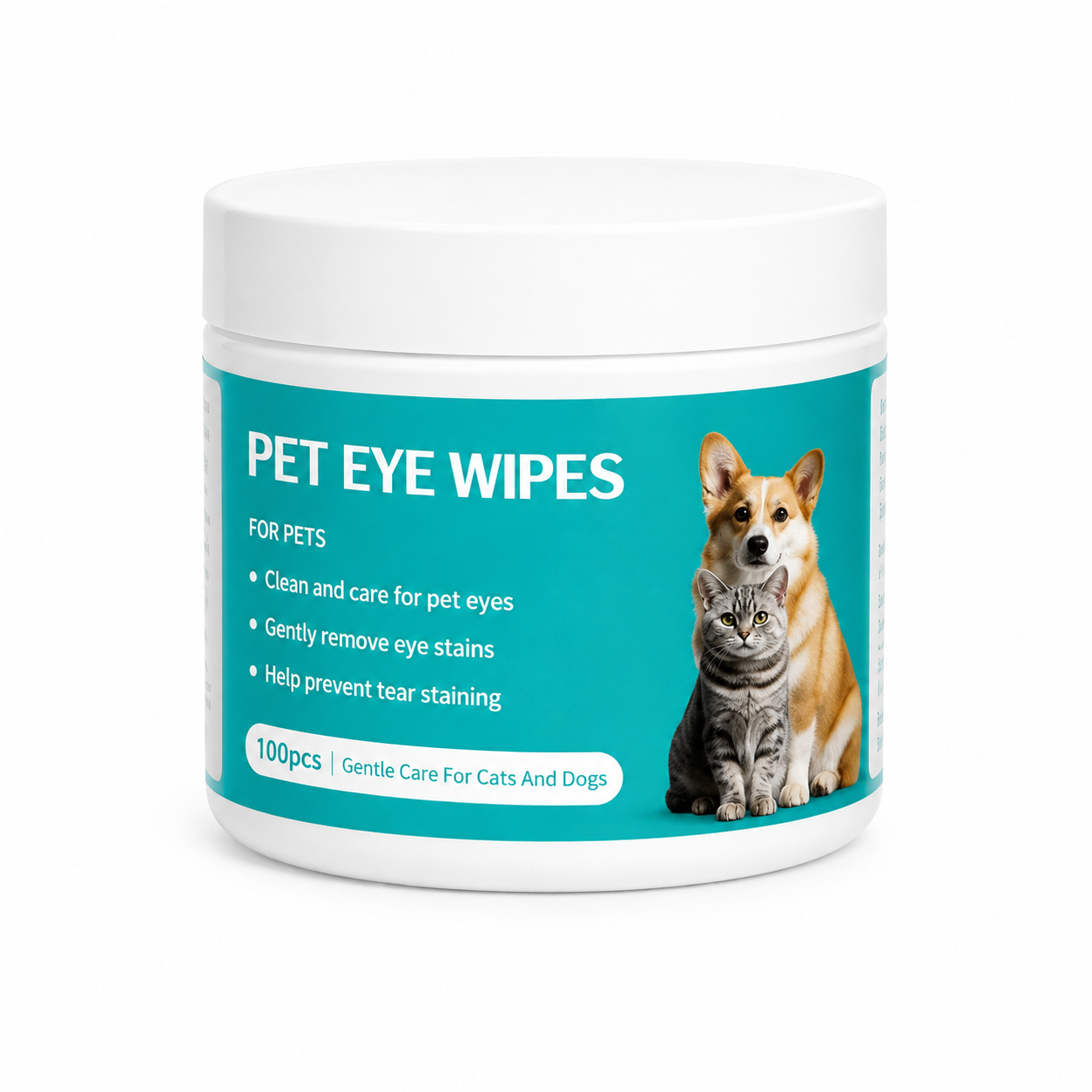 Nexora™ ClearSight Eye Wipes — Gentle Daily Eye Cleaning Wipes For Cats & Dogs (100 Pieces)