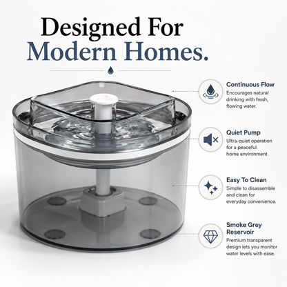 Nexora™ CubeFlow Elite — Premium Square Pet Water Fountain For Cats & Dogs