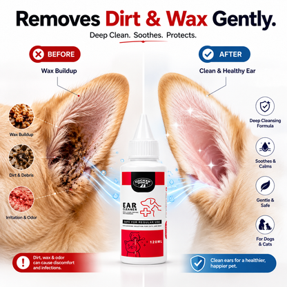 Nexora™ Advanced Pet Ear Care Solution – Deep Clean & Odor Control