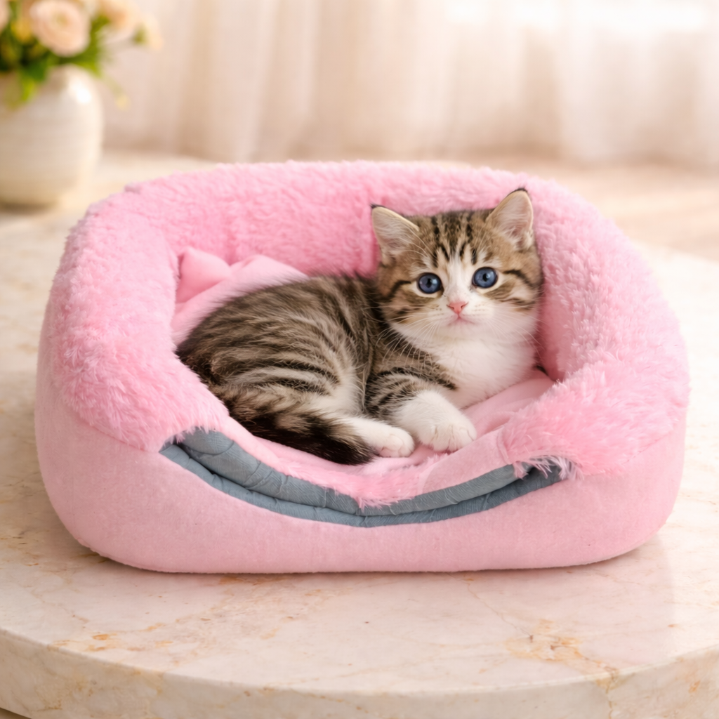 Nexora™ Duo-Comfort Cave & Bed