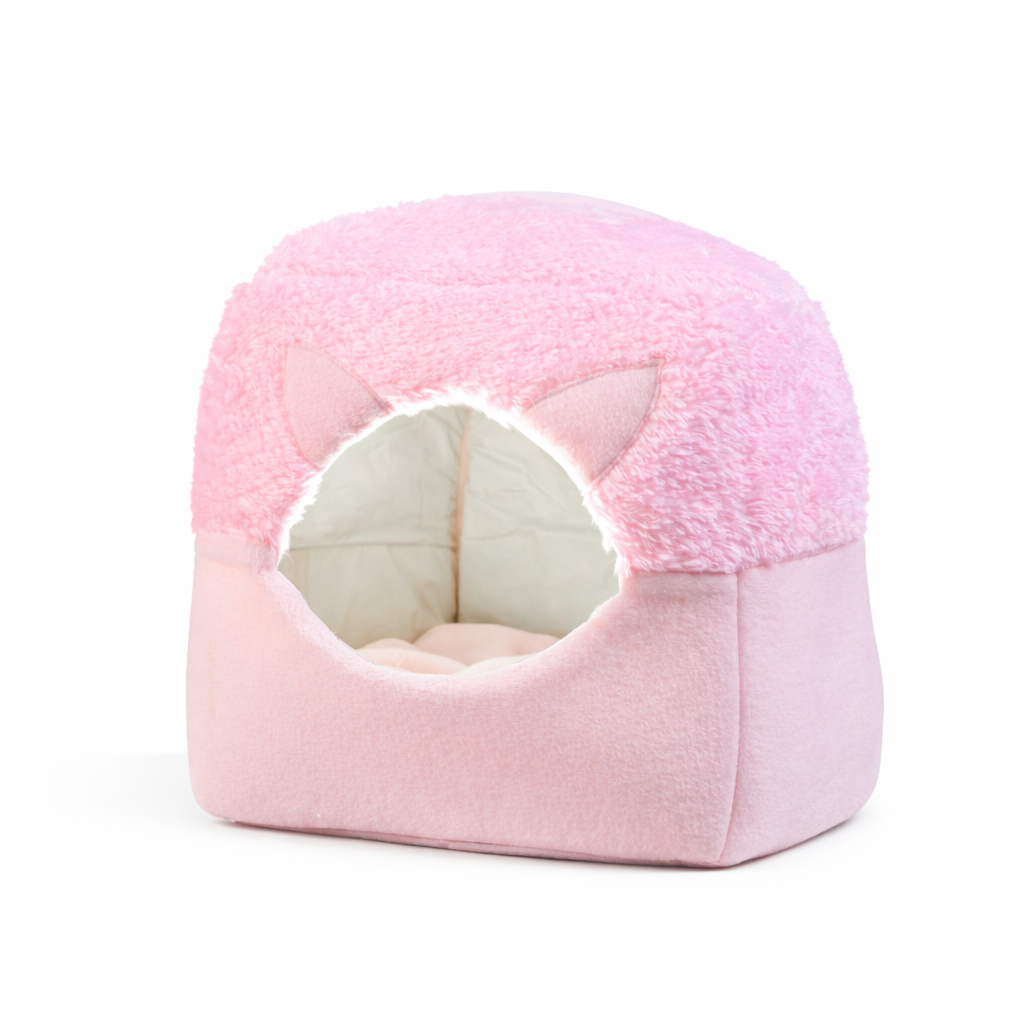 Nexora™ Duo-Comfort Cave & Bed