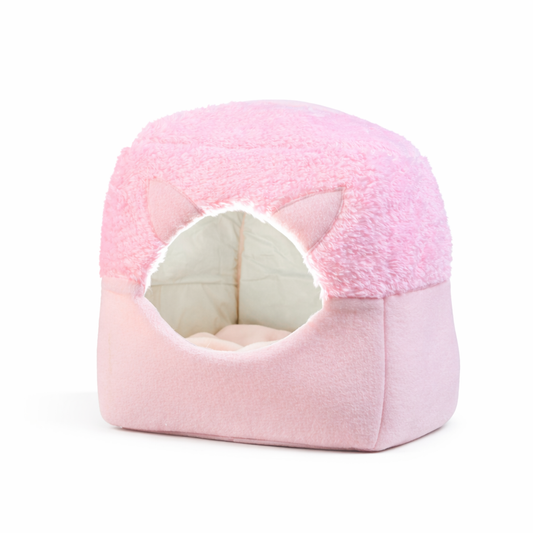 Nexora™ Duo-Comfort Cave & Bed