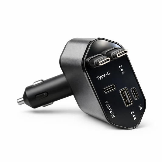 Nexora™ 4-in-1 Smart Car Charger