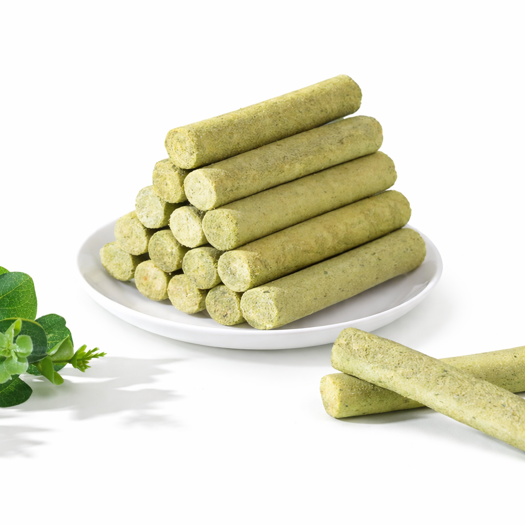 Nexora™ Feline Dental Grass Chews – 6-Piece Pack