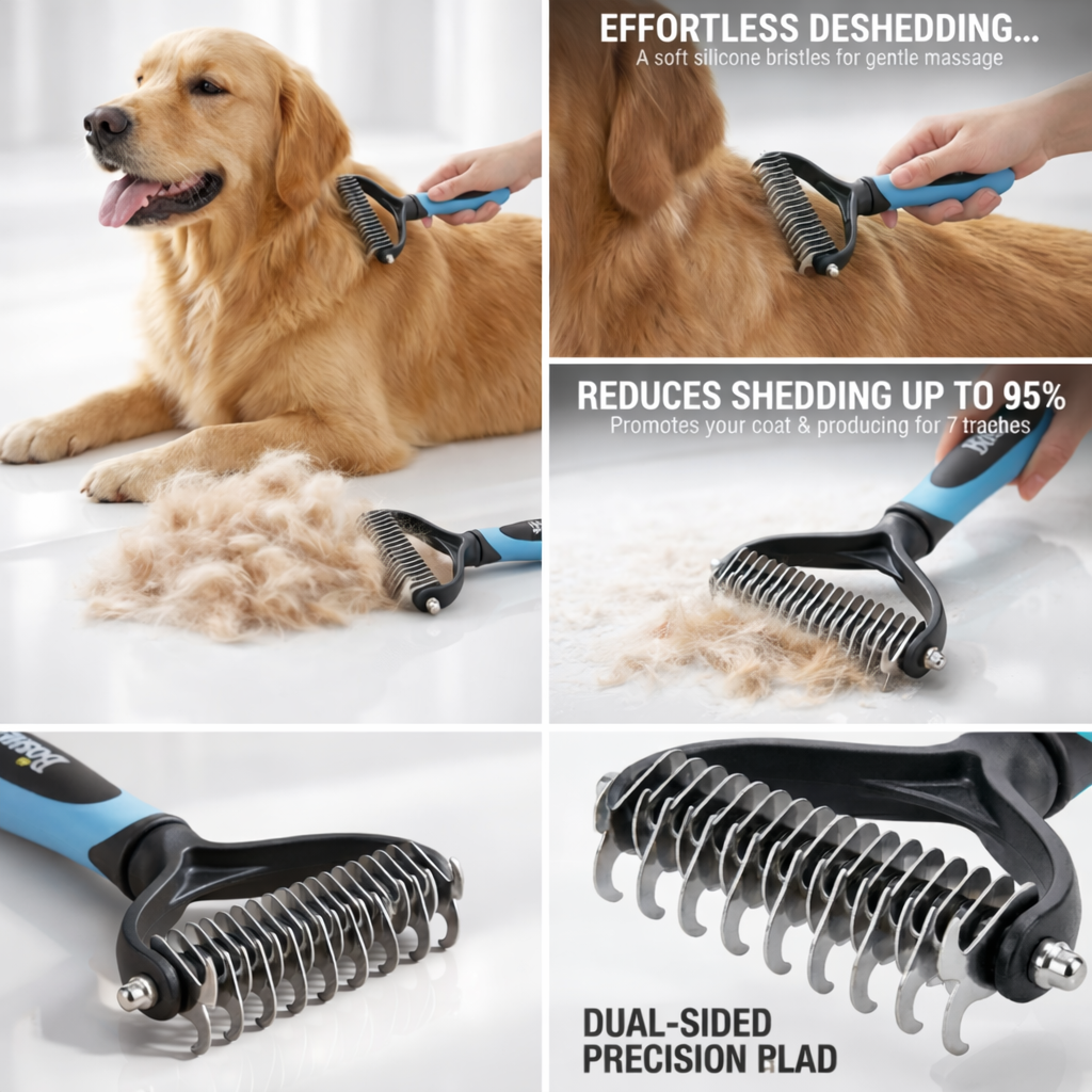 Nexora™ Pet De-Shedding Brush