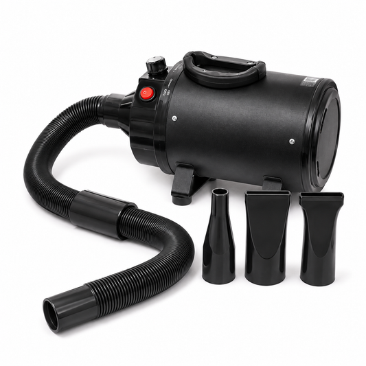 Nexora™ Professional Pet Hair Dryer Kit – Adjustable Heat & Low Noise Grooming System