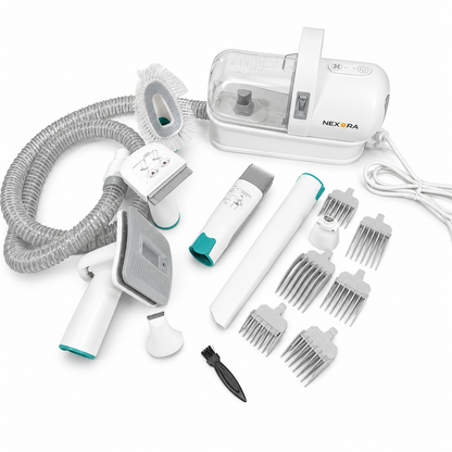 Nexora™ FurFlow 10-in-1 Professional Pet Grooming & Fur Vacuum System