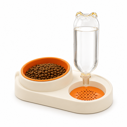 Nexora™ AquaServe Smart Feeding Station — Automatic Water Dispenser & Food Bowl for Cleaner, Smarter Daily Feeding