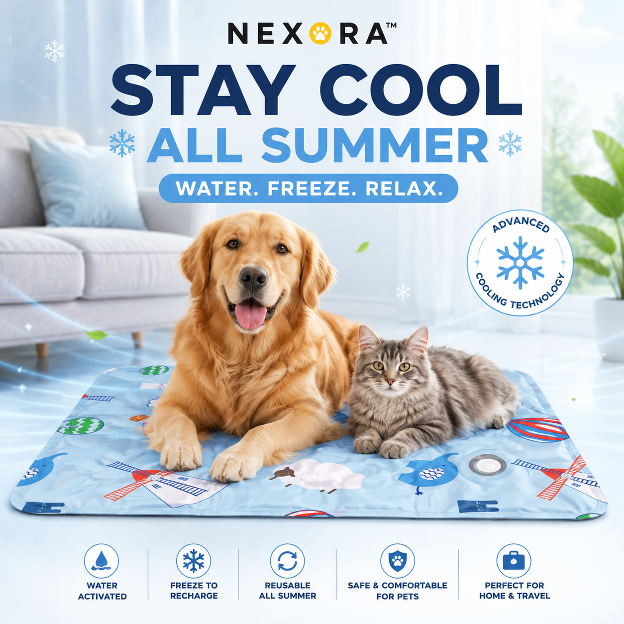 Nexora™ Cooling Gel Mat For Pets