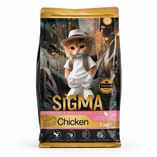 SIGMA™ Chicken Formula 2KG — Imported Complete & Balanced Nutrition For All Life Stage Cats
