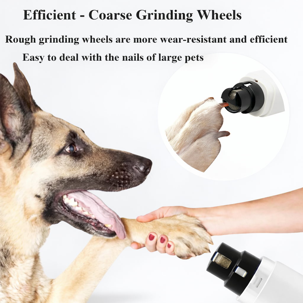 Nexora™ 2-in-1 Pet Grooming Kit – Paw Trimmer + Nail Grinder