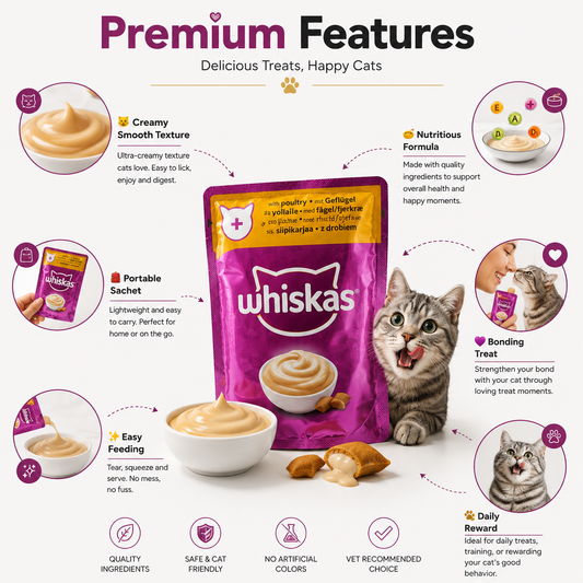 Nexora™ WhiskyBites — Jelly Nutritious Cat Treat Snack For Happy & Healthy Cats