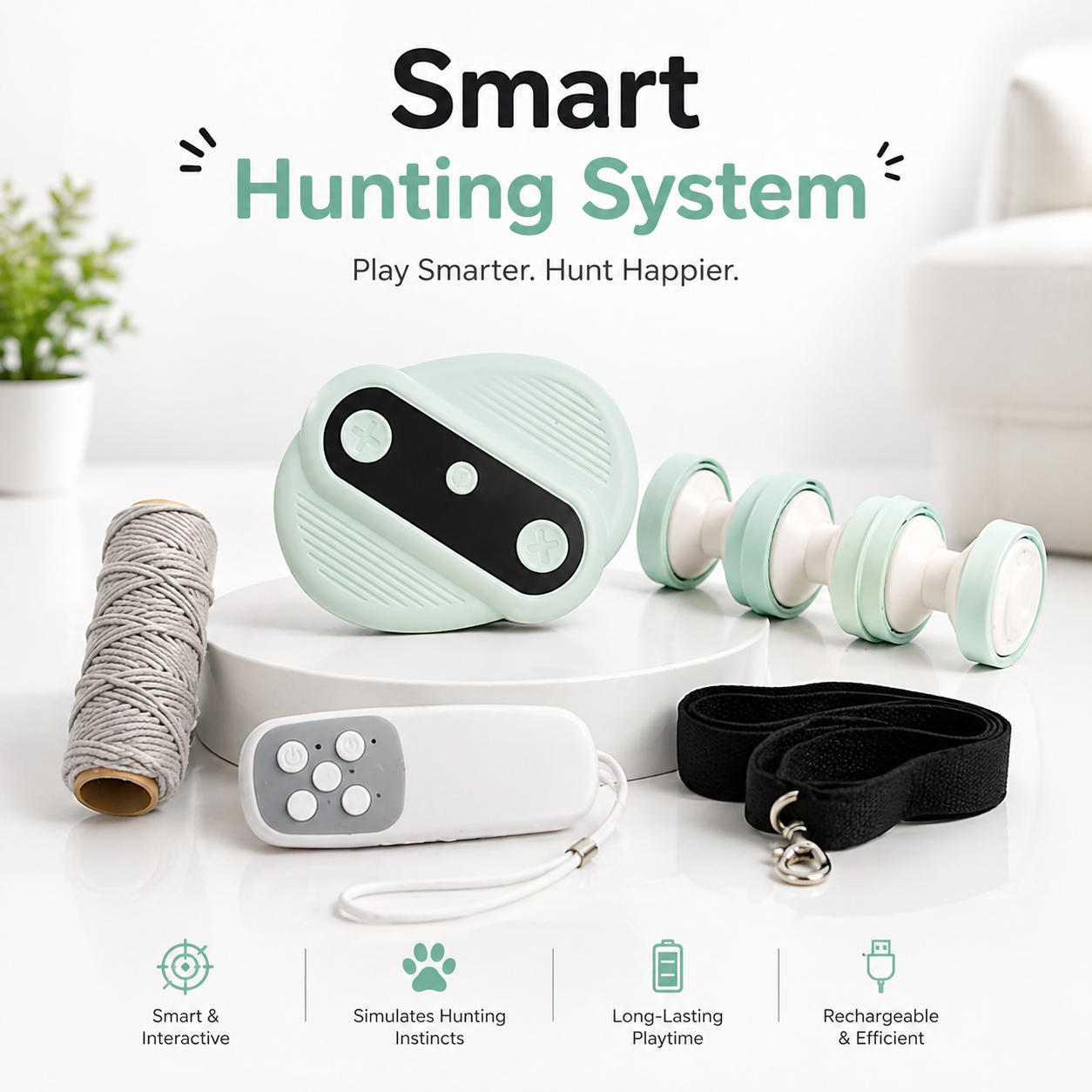 Nexora™ Smart Hunt Pro — Automatic Cat Exercise System