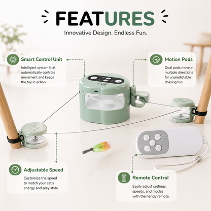 Nexora™ Smart Hunt Pro — Automatic Cat Exercise System