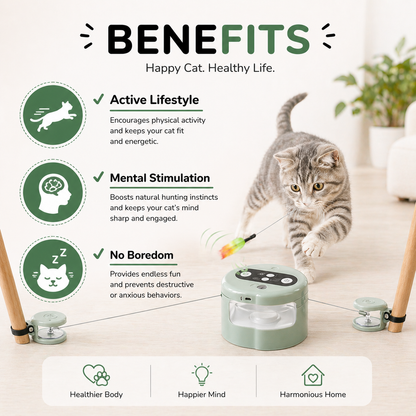 Nexora™ Smart Hunt Pro — Automatic Cat Exercise System