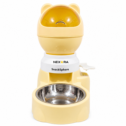 Nexora™ PawPress Treat Station — Interactive Button Pet Food Dispenser For Pets 2.2L