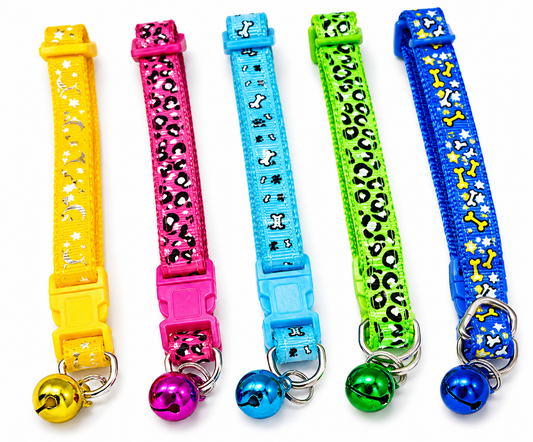 Nexora™ CharmBell Cat Collar — Adjustable Safety Collar With Bell For Stylish Cats