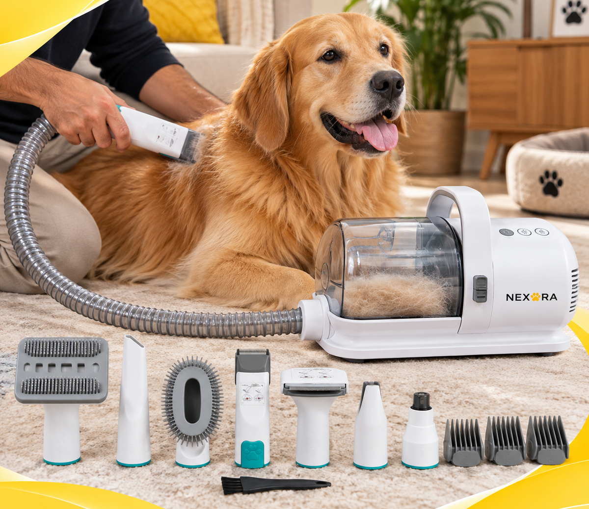 FurFlow 10-in-1 Pet Grooming Kit