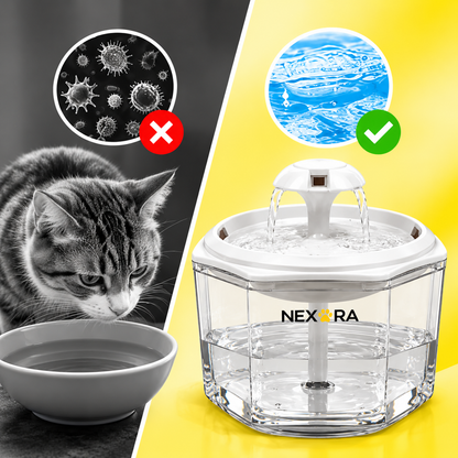Nexora™ PureFlow Elite — Multi-Filter Quiet Pet Water Fountain