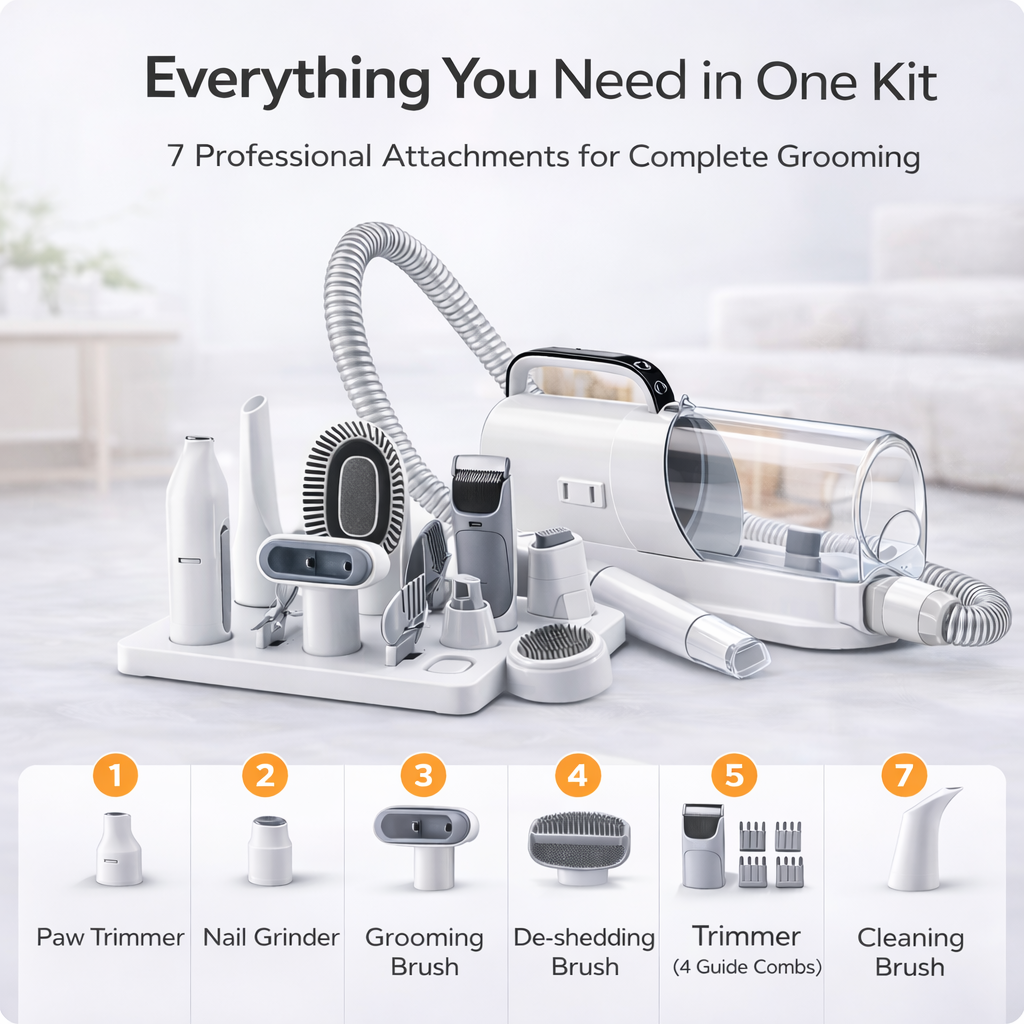 Nexora™ 10‑in‑1 Professional Pet Grooming Kit