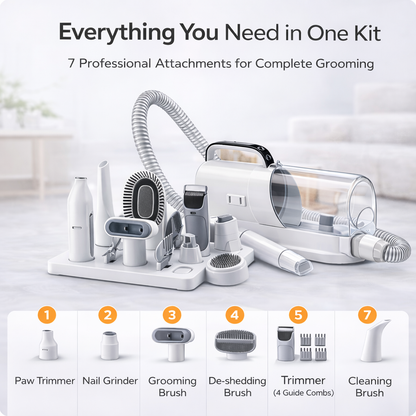 Nexora™ 10‑in‑1 Professional Pet Grooming Kit