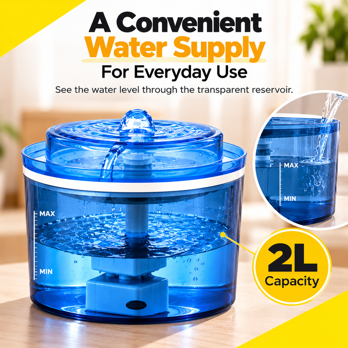 Nexora™ AquaFlow Elite — Premium Filtered Pet Water Fountain