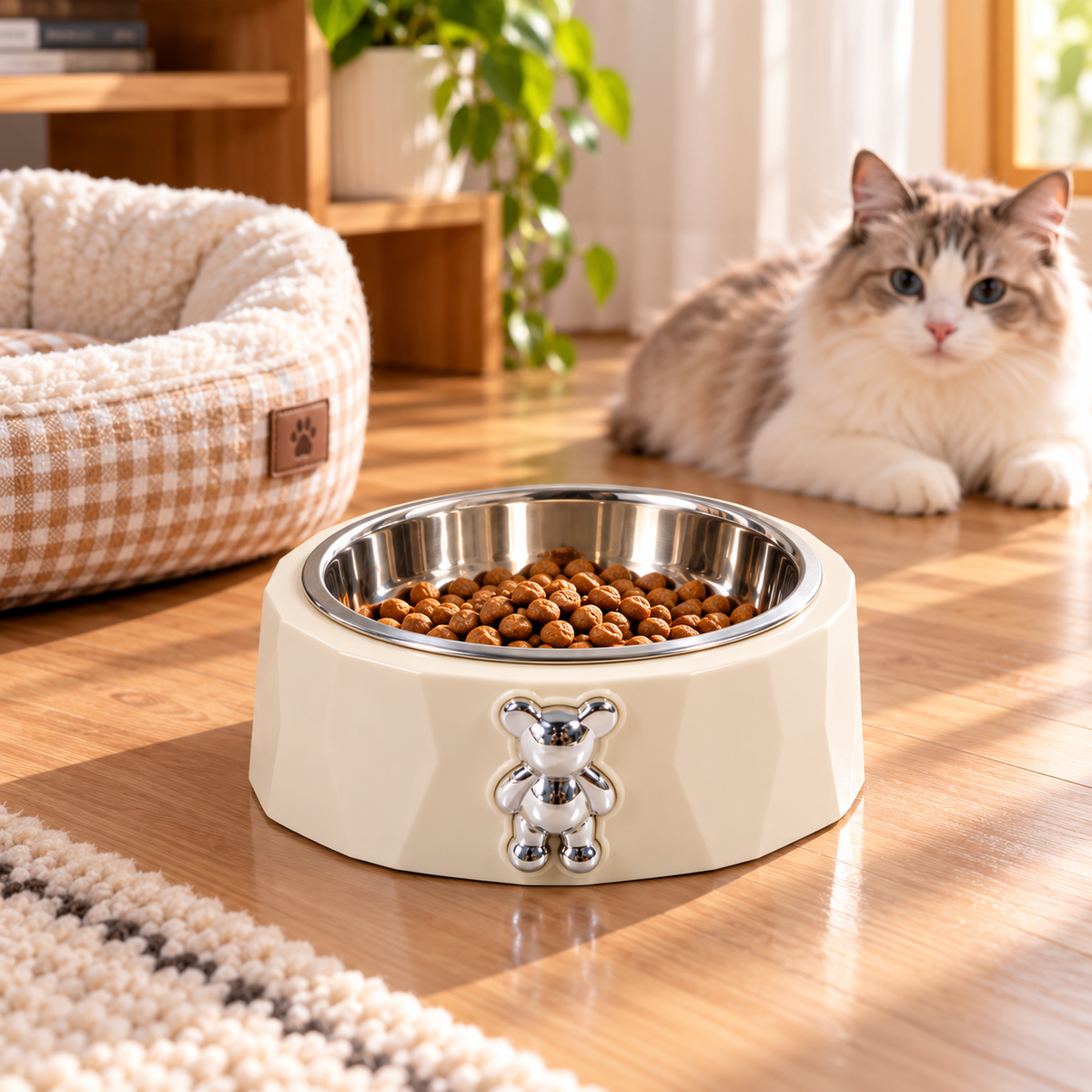 Nexora™ Premium Elevated Stainless Steel Pet Bowl