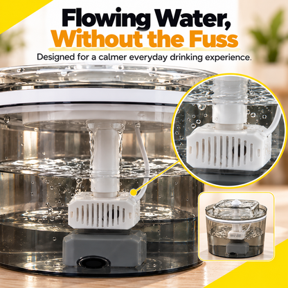 Nexora™ CubeFlow Elite — Premium Filtered Pet Water Fountain
