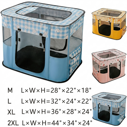 Nexora™ SummerSafe Portable Pet Playpen