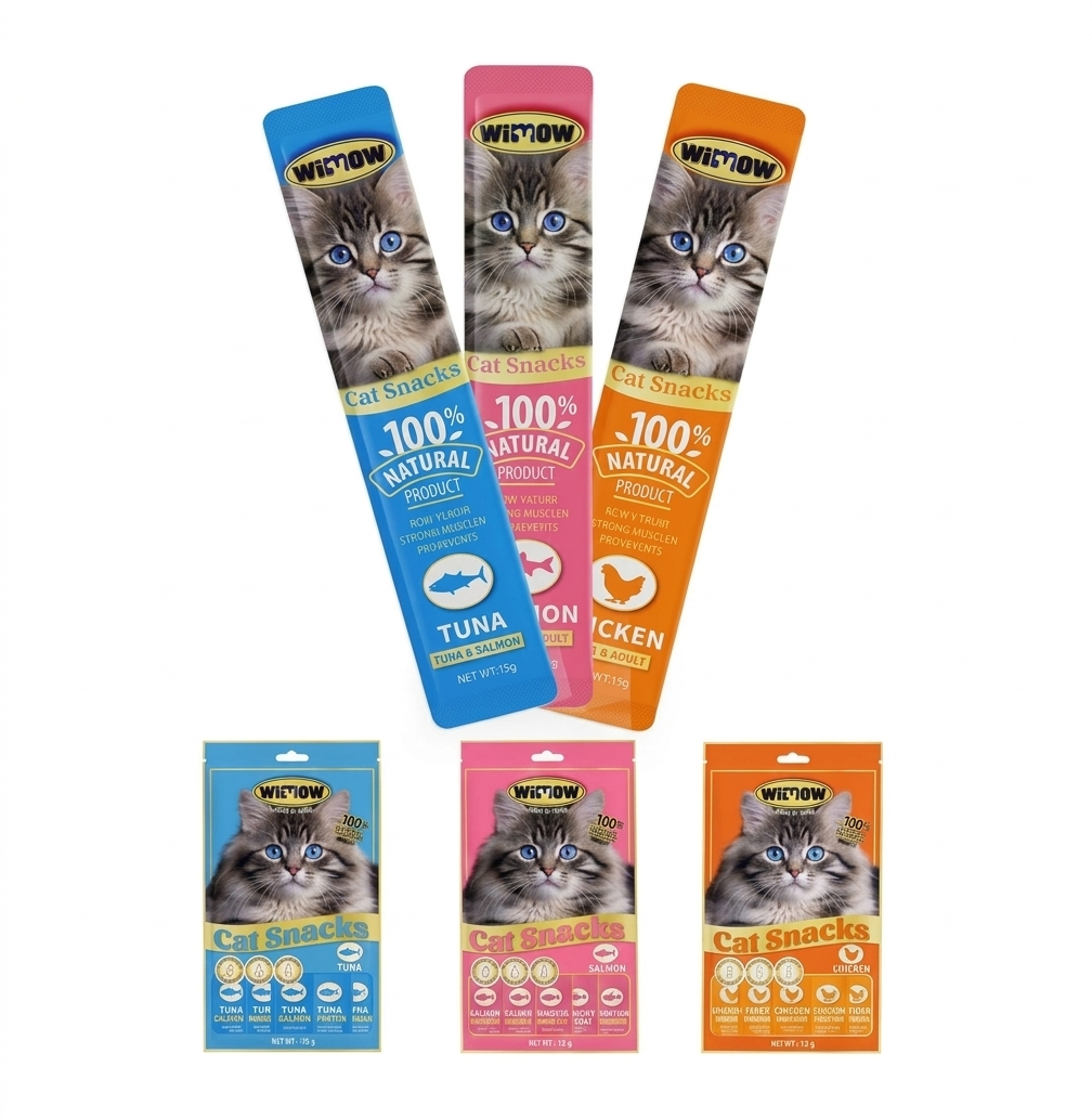 Nexora™ Wimow Creamy Cat Snacks – Healthy Lickable Treats for Cats (5-Pack)