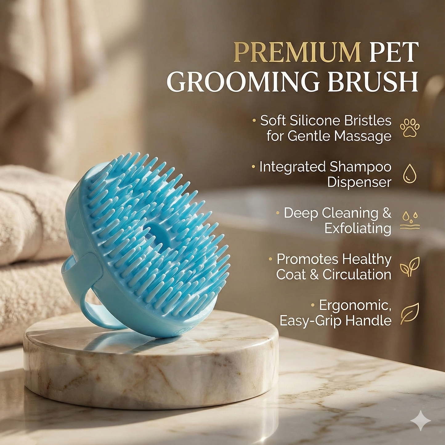 Nexora™ Pet Silicon Massage Bath Brush