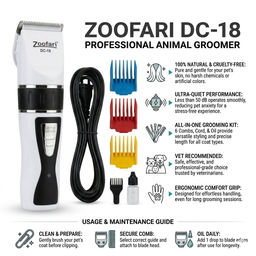 Nexora™ Ultimate 3-in-1 Pet Grooming Kit