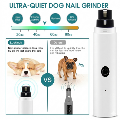 Nexora™ Electric Pet Nail Grinder – Safe & Stress Free Nail Trimming