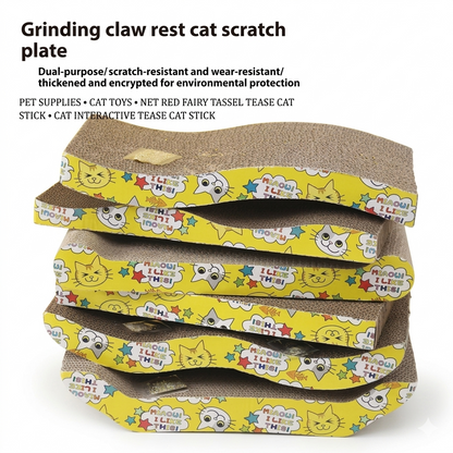 Nexora™ Premium Cat Scratching Board – Durable Scratch Pad with Curved Design