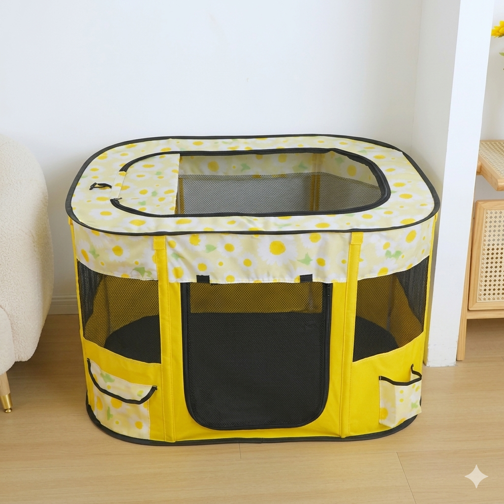 Nexora™ SummerSafe Portable Pet Playpen