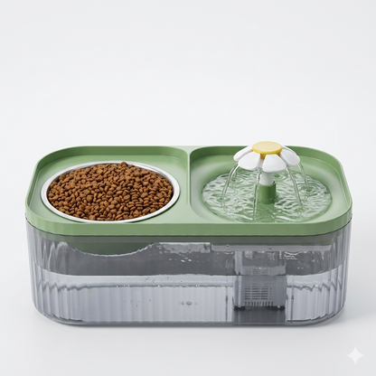 Nexora™ HydroBowl Elite — Stainless Steel Pet Fountain Feeder