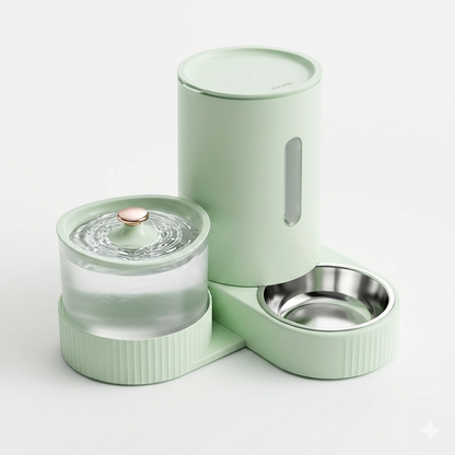 Nexora™ Advanced Pet Food Dispenser & Water Fountain System