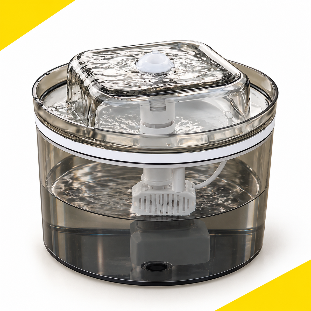 Nexora™ CubeFlow Elite — Premium Filtered Pet Water Fountain