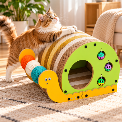 Nexora™ Snail Cat Scratching House & Play Lounge
