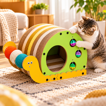 Nexora™ Snail Cat Scratching House & Play Lounge