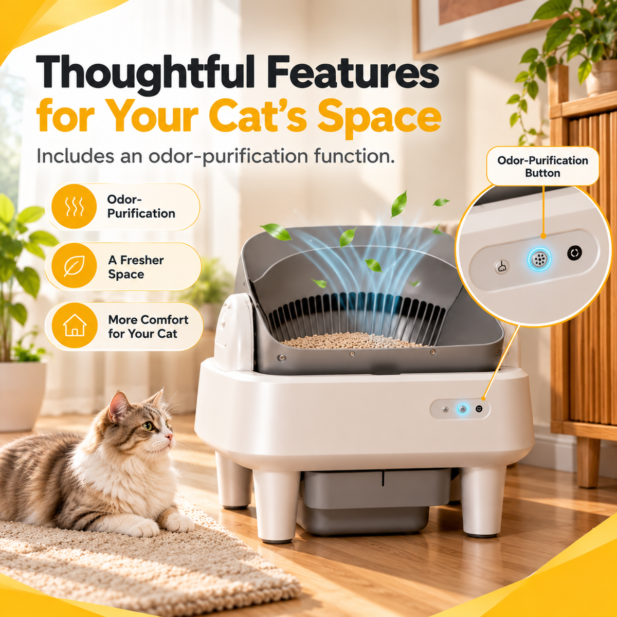 Nexora™ Smart Automatic Cat Litter Box