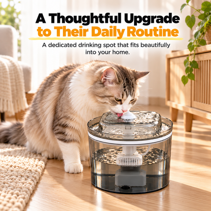 Nexora™ CubeFlow Elite — Premium Filtered Pet Water Fountain