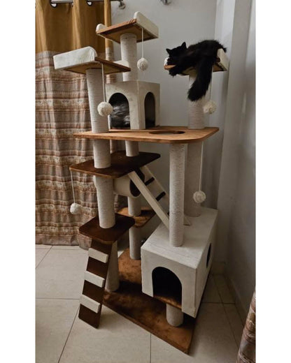 Nexora™ Cat Tree & Castle Collection — Premium Multi-Level Cat Houses, Scratching Towers & Activity Trees For Cats
