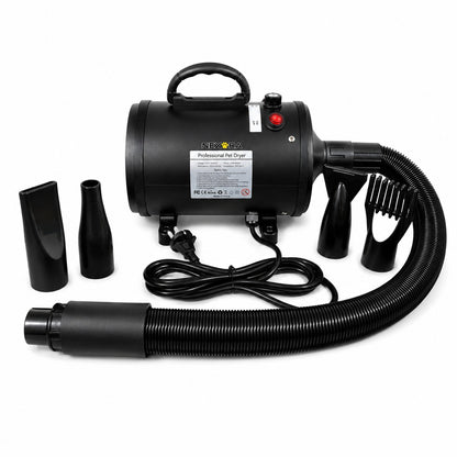Nexora™ Professional Pet Hair Dryer Kit – Adjustable Heat & Low Noise Grooming System