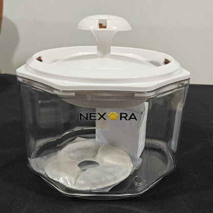 Nexora™ PureFlow Elite — Multi-Filter Quiet Pet Water Fountain For Cats & Dogs