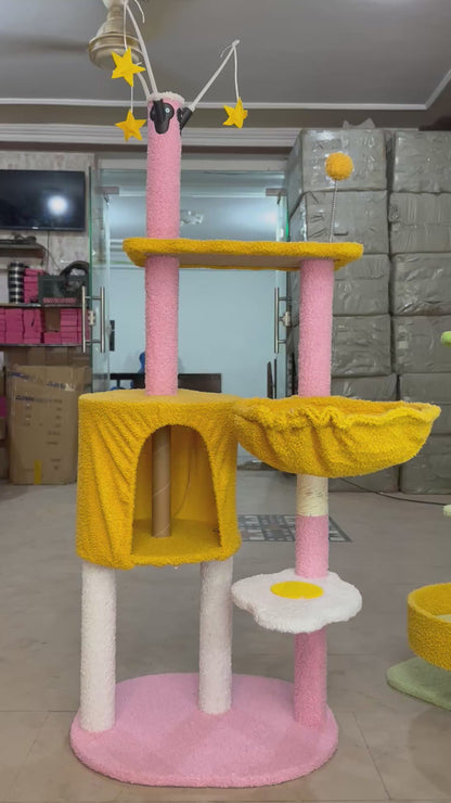 Nexora™ CozyCastle Cat Tree — Multi-Level Cat Activity & Rest Tower