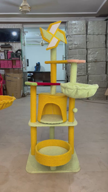 Nexora™ Cat Tree House — Multi-Level Cat Activity & Scratching Tower