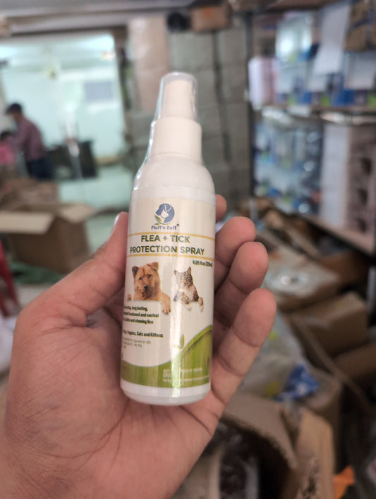 Nexora™ FleaGuard Protection Spray 120ML — Fast-Acting Flea & Tick Defense for Dogs & Cats